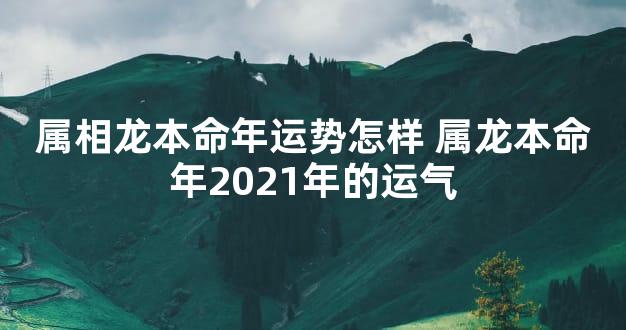 属相龙本命年运势怎样 属龙本命年2021年的运气